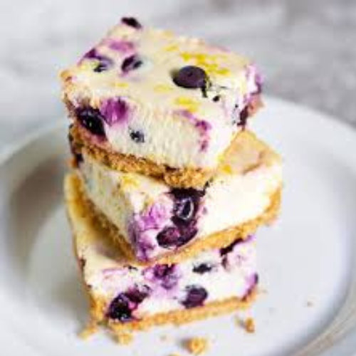 Iced Blueberry Lemon Cheesecake
