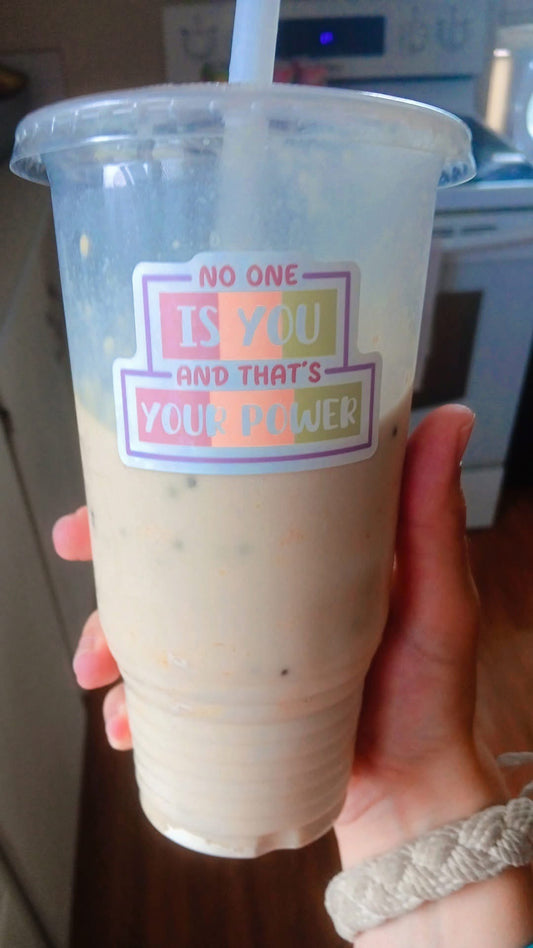 Banana caramel shake